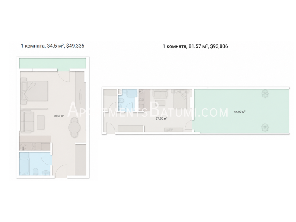 Batumi Palm Residence — современный жилой комплекс у моря в Батуми