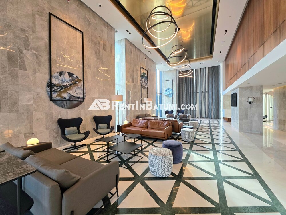 Квартира 1+1 в Alliance Privilege Батуми – вид на море и парк